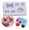 Molde De Silicona Gato Ideal Trabajos Con Resina 0