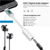 Adaptador De Conector De Auriculares Usb C A 3,5 Mm Compatib 2
