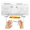 40 Bolas De Adornos De Navidad Transparentes, Esfera Hueca C 2