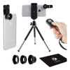 Universal Camera Shutter Remote + Kit De Trípode Smartphones 0