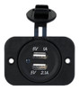 Cargador Enchufe Usb 12v De Embutir Para Embarcaciones 0