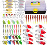 Set De Señuelos Para Pesca 105 Piezas Con Caja Incluida 0