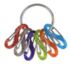 Llavero Anillo De 6 Mosquetones Nite Ize Multicolor Plastico 0