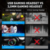 Auriculares Usb Gaming 7.1 Surround Ps4 Usb Rgb 1
