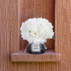 Hortensias Artificiales Jarrón Cristal Flores Moomass 6