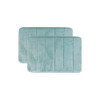 Kit 2 Tapetes Banheiro Macio Super Soft Camesa Verde 60x40cm 0