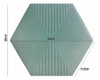 Cerámica Pared Revestimiento Hexagonal Relieve Ceramicarte=) 1