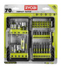 Juego De Puntas Ryobi 70 Piezas Ryobi Oficial 1