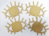 Ojo Turco Fibrofacil 13x10 Con 1 Perforación Decoración 3mm 2