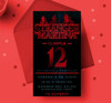 Invitación Digital Inspirada Stranger Things 2 Formatos 3