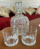 Botella De Whisky Licor Antigua Con 2 Vasos Cristal Falla 6