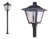 Farol Colonial De Jardin C/poste Plastico 0