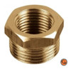 Buje Reducción Bronce Macho Hembra Rosca 2 X 11/2 Pulgadas 1