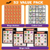 Juego  Tarjetas Bingo Halloween Cartas Aula Escolar 2