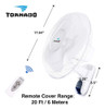 Tornado 16 Pulgadas Ventilador Oscilante De Montaje En Pared 1