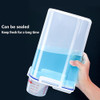 Jioko 2pack 5.5lb Tanque Transparente De Plástico, Barril De 3