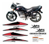 Kit Completo Adesivos Suzuki Yes 125 2008 Preta 10202 Fgc 1