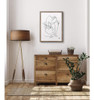 Kate Y Laurel Blake Summer Lines 5 Arte De Pared De Vidrio I 1