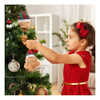 Tatuo - 16 Adornos Para Rbol De Arpillera De Navidad Para Co 6