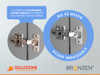 Bisagra 35mm Codo 0 Acero Inoxidable Premium X 4 Unidades 4 Bisagra 35mm Codo 0 Acero Inoxidable Premium X 4 Unidades 4