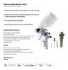 Pistola Pintar Soplete Hvlp Bremen 7095 Prof + Acople Rapido 5