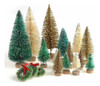 Rboles De Navidad En Miniatura De Sisal Esmerilado, Mini Rbo 0