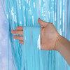 Cortina Para Decoración Macarrón Celeste 2 Metros 1 Cortina Para Decoración Macarrón Celeste 2 Metros 1