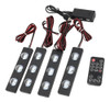 Carro Interior Lights 1 Drags 4 Led Underdash Lighting Kits 4