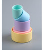 Blue Ginkgo Silicone Stacking Cups - Nesting Cups And Silico 2