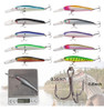 Señuelo Pesca Cebo Pesca Duros Set De 10 Piezas Ojo Pesca 3d 4