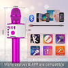 Microfono Inalambrico Bluetooth Wireless Bonaok. Violeta. 3