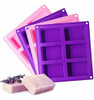 Bangp - Paquete De 4 Moldes Rectangulares De Silicona Para J 1