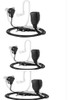 03 Un Fone Ouvido Com Ptt Radio Ht Baofeng 777 Uv5r Kemwood 0