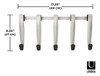 Ganchos Sobre Puerta Nickel X5 Schnook 3