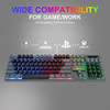 Chonchow Teclado Y Ratón Combo De Juegos Rgb Led Retroilumin 3
