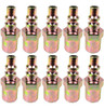 Kit 10 Conexões Pino De Engate Rapido 1/4'' Femea Lubefer 1