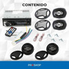 Stereo Bluetooth Estereo J520 Auto Usb Mp3 Fm + 4 Parlantes! 7