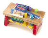 Melissa & Doug Deluxe Pounding Bench Juguete De Madera Con M 3