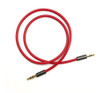 Cable De Audio Negro Rojo 3,5 mm Macho A 2,5 mm Macho 3