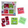 Juego De Mesa Puzzle De Las Expresiones Cubos Y Tarjetas 0