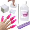 Kit Removedor Uv Broches Toallitas Wipes P Semipermanentes 0 Kit Removedor Uv Broches Toallitas Wipes P Semipermanentes 0