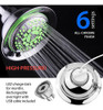 ~? Hotel Spa 6-setting 5  Recargable Led Cabezal De Ducha Co 4