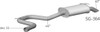 Silenciador Trasero Para Ford Mondeo 0