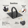 Suporte Trx Corda Rope Columpio Pilates Argola Funcional 3