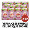 Yerba Cbse Frutos Bosque 500 Grs X 12 Unidades 1