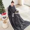 Touchat Sherpa Manta Portátil Con Mangas Para Mujeres Adulta 1 Touchat Sherpa Manta Portátil Con Mangas Para Mujeres Adulta 1