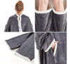 Touchat Sherpa Manta Portátil Con Mangas Para Mujeres Adulta 3 Touchat Sherpa Manta Portátil Con Mangas Para Mujeres Adulta 3