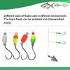 Kit Accesorios D/pesca Dovesun Flotadores D/espuma/80pcs 4