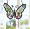Grandma Butterfly Suncatcher Con Alas De Flor Prensado Incru 0