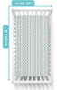 Tl Care 100% Algodón Natural Percal Ajustado Sábana De Cuna 1